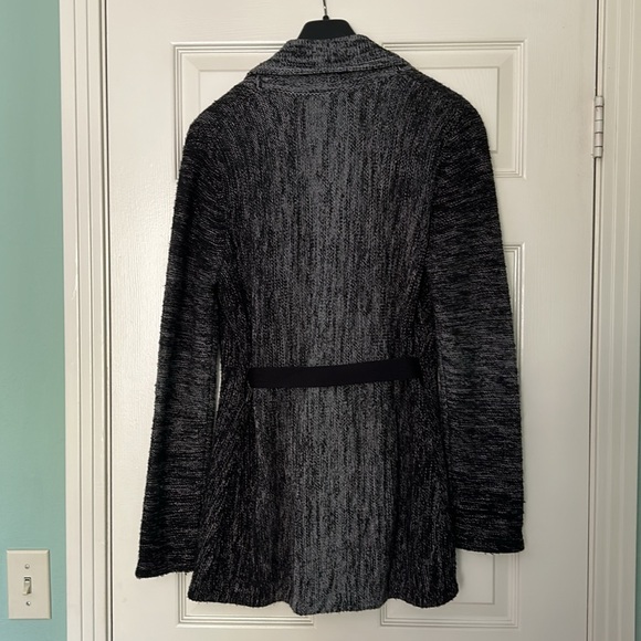 Classy Black/Grey Space-dyed knit sweater from Classiques Entier in size M - Picture 4 of 9